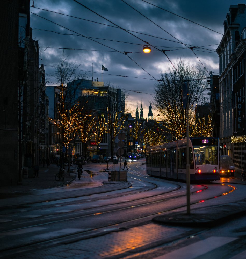 Вечер в Амстердаме