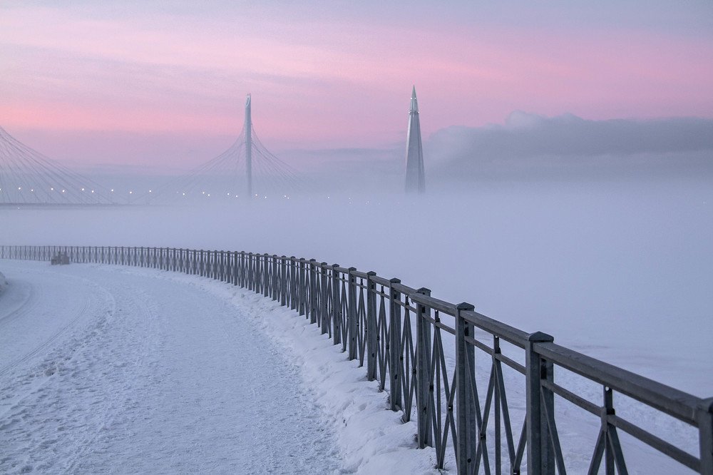 Туман на набережной