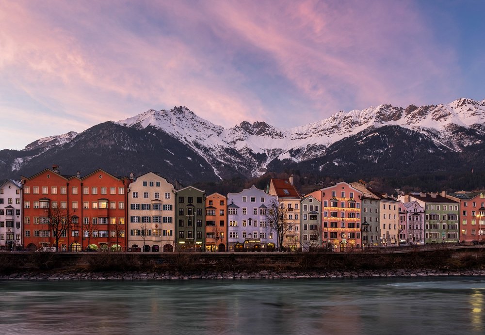 Sunset in Innsbruck