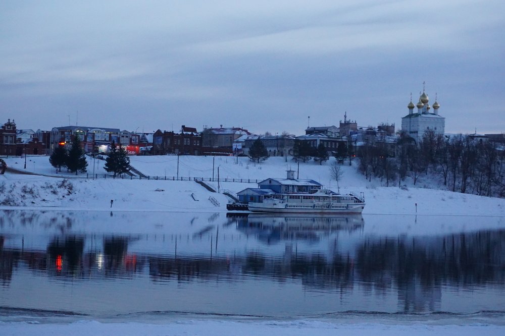 Вечерний город.