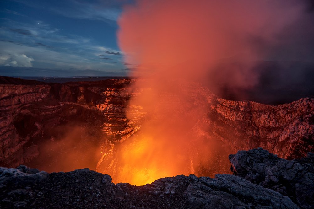 MASAYA VOLCANO ERUPTION
