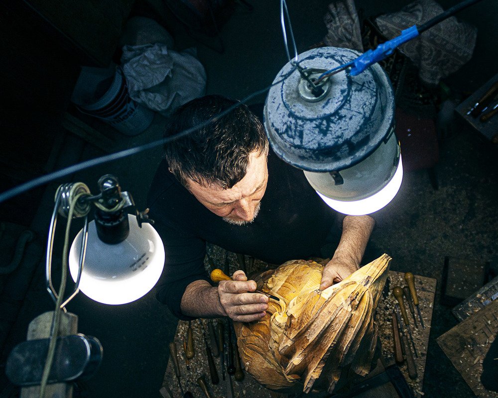 В гостях у скульптура