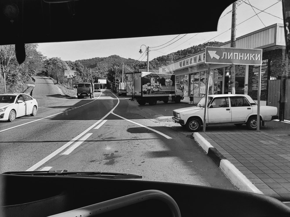 По дороге в горы