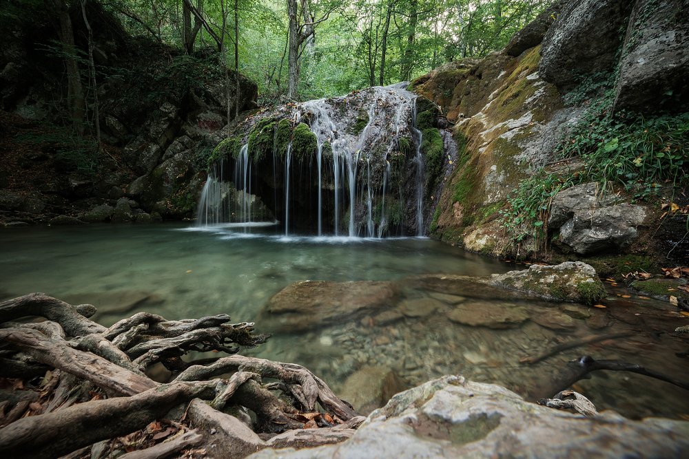Waterfall baths