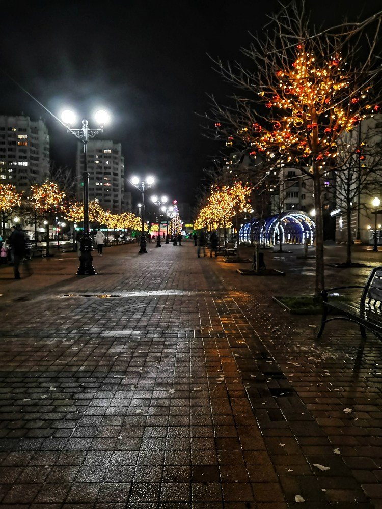 Огни ночного города