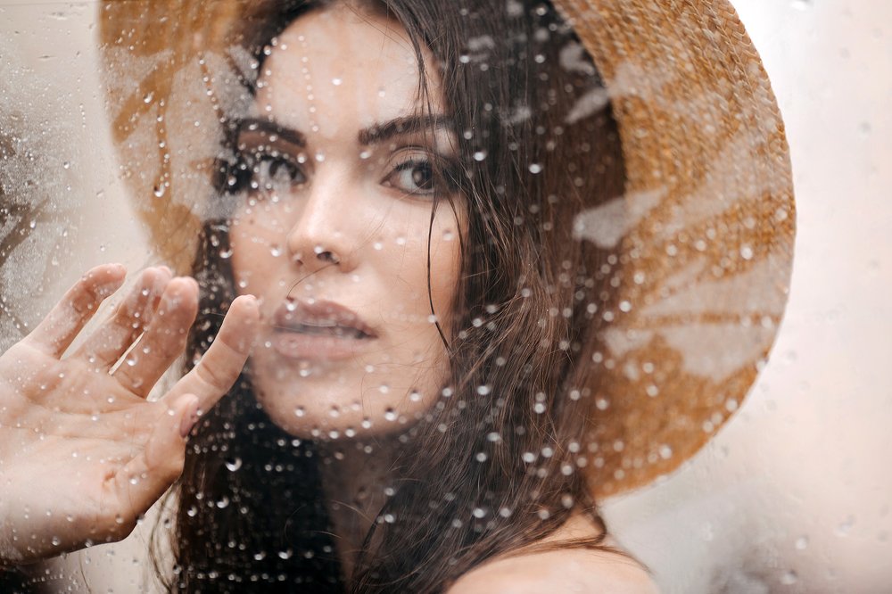 портрет весной