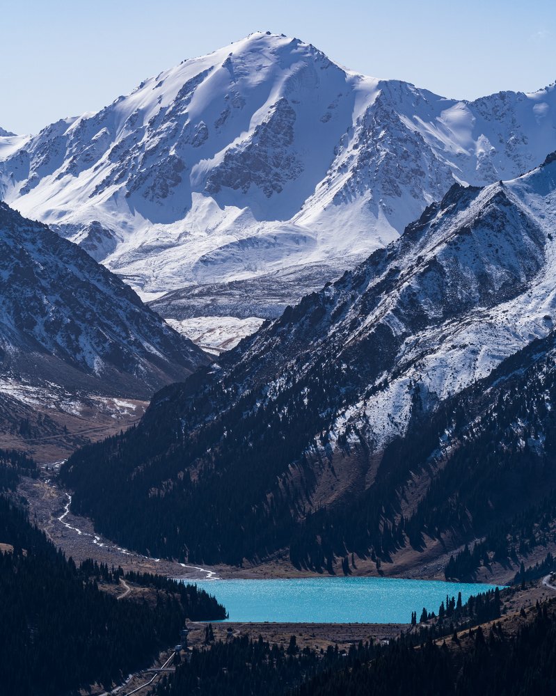 Big Almaty Lake - Autumn landscape