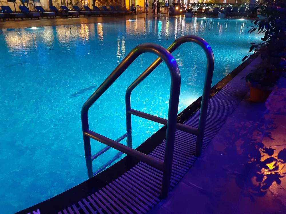 Evening view of a Swimming Pool