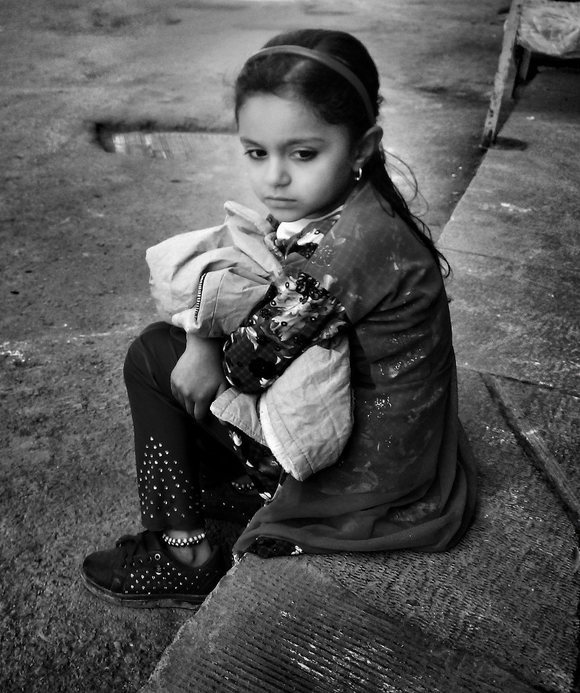 Sad little angel