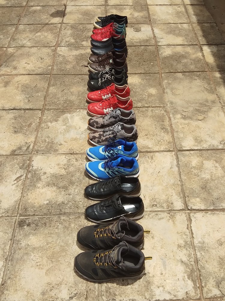 Pairs of shoes under the sun