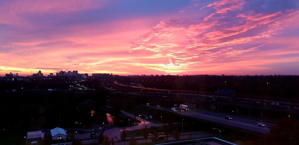 Sunrise in Amsterdam
