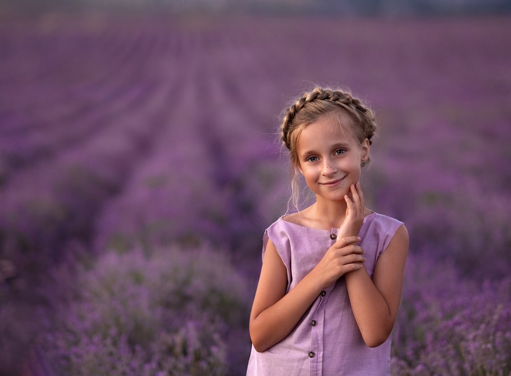 Лаванда после заката