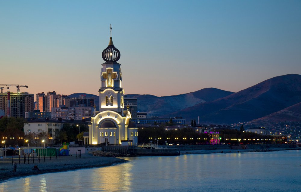 Сумерки в Новороссийске.