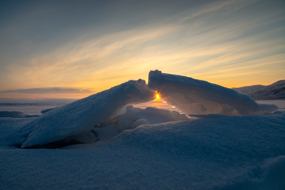 В лучах заката