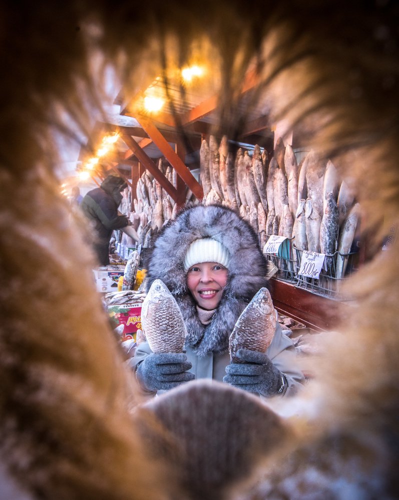 Крестьянский зимний рынок Якутии