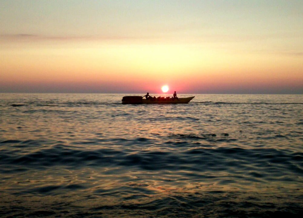 Закат на Черном море