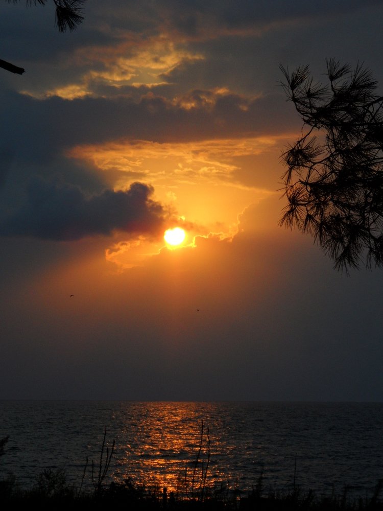 Закат на Черном море