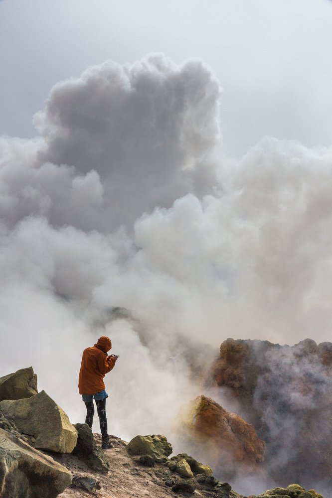 На вершине вулкана