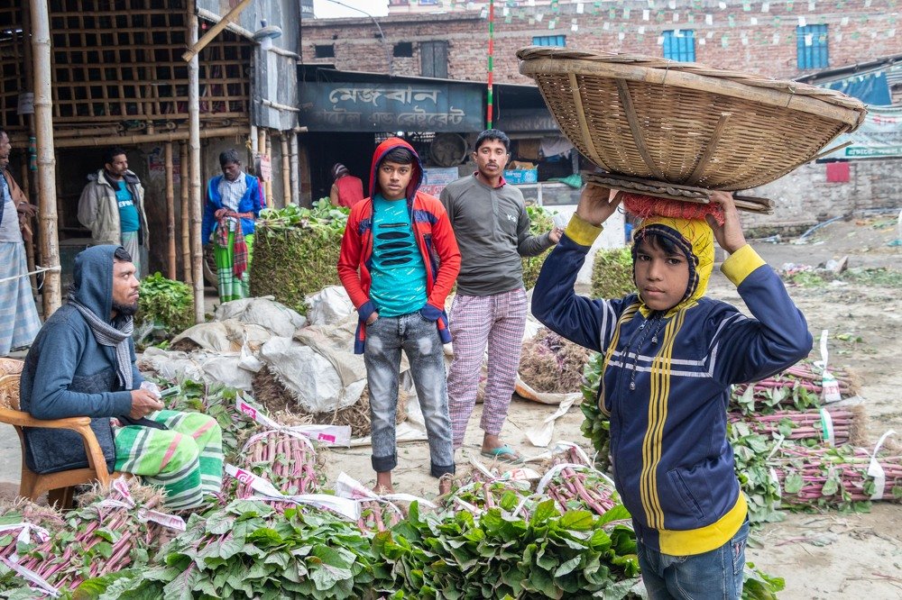 Winter vegetable market