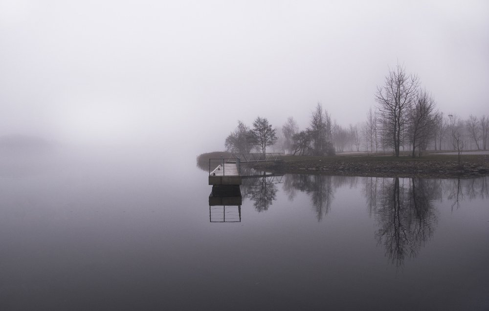 Утро туманное.