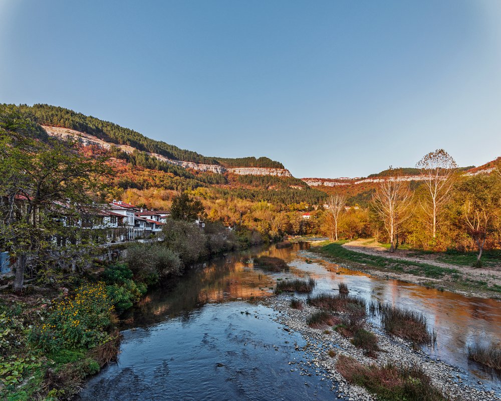 Village, river, forest, hills 2