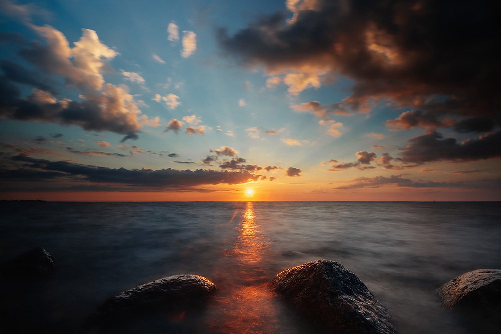 Закат на Финском заливе