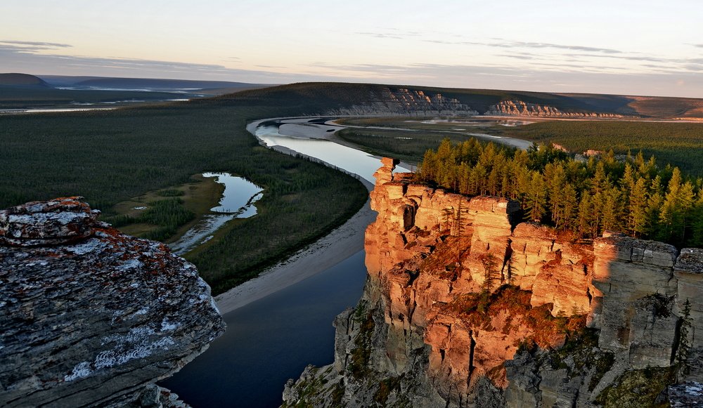 Саха-Якутия Оленёкский улус. река Оленёк.