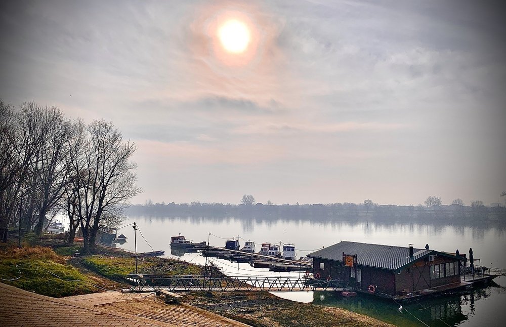 Sava river. Serbia