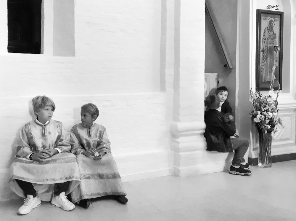 kids in church