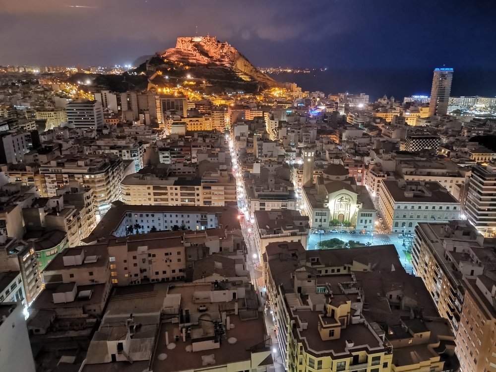 Alicante from the sky