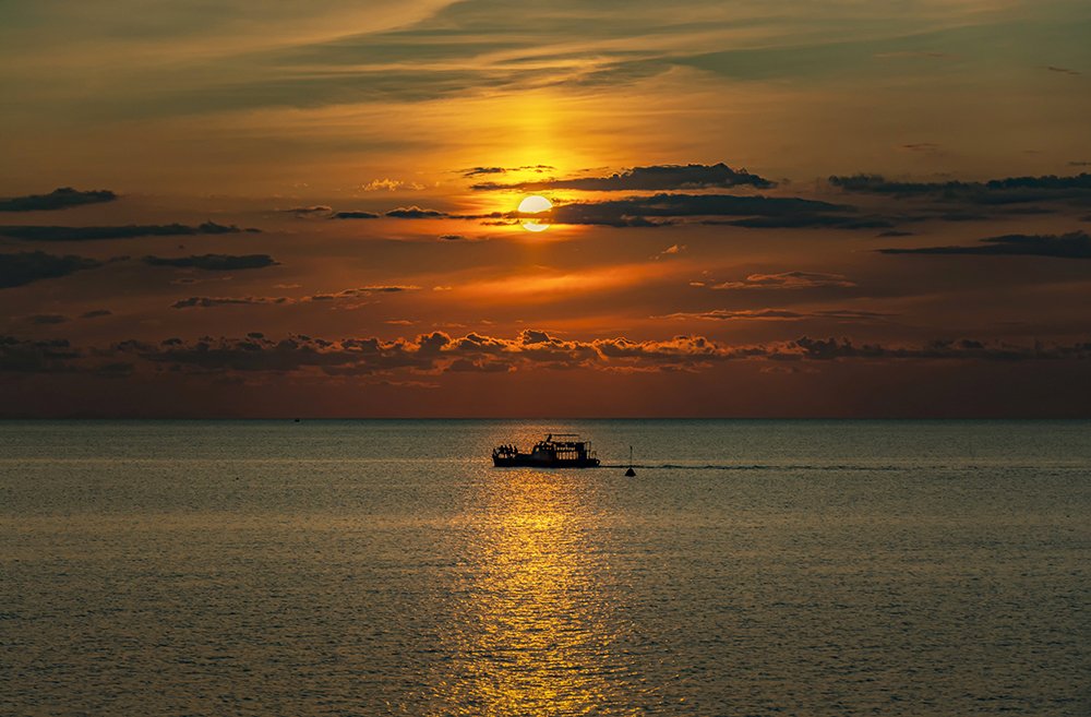 На закате дня