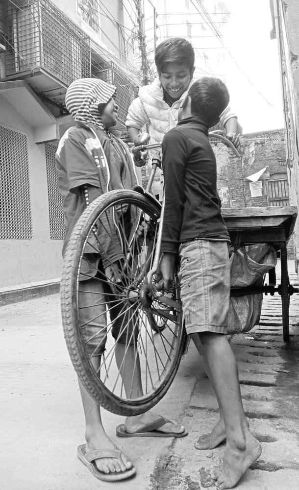 Enjoyable moment of Childhood