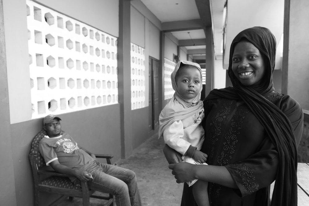Beautiful smile with a little girl
