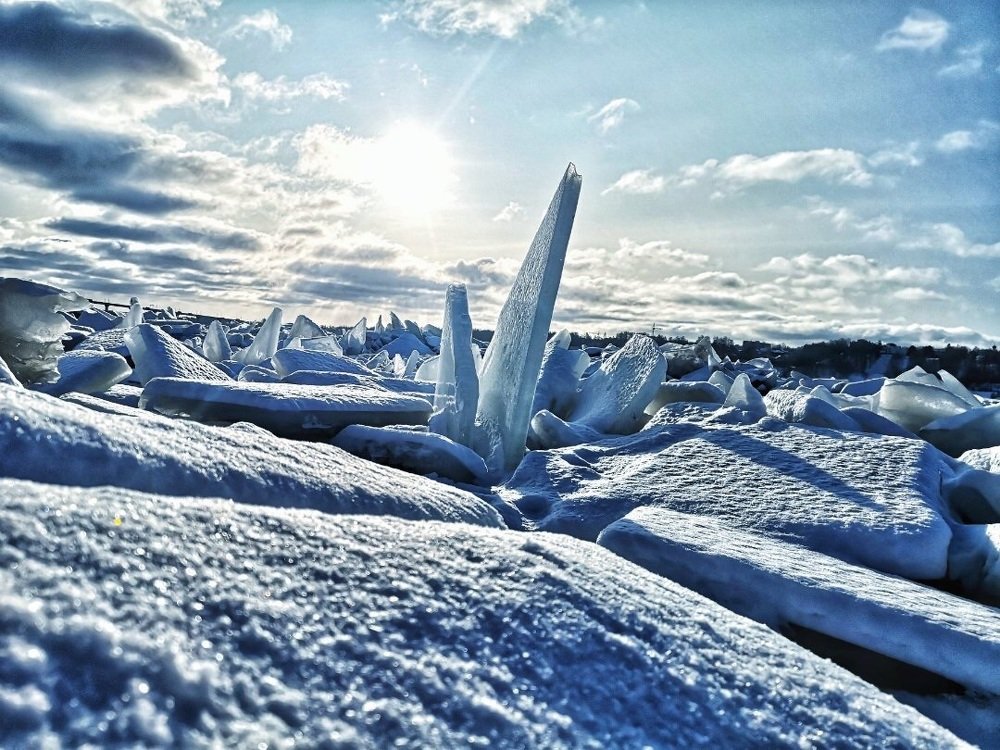 Ледоход на Волге