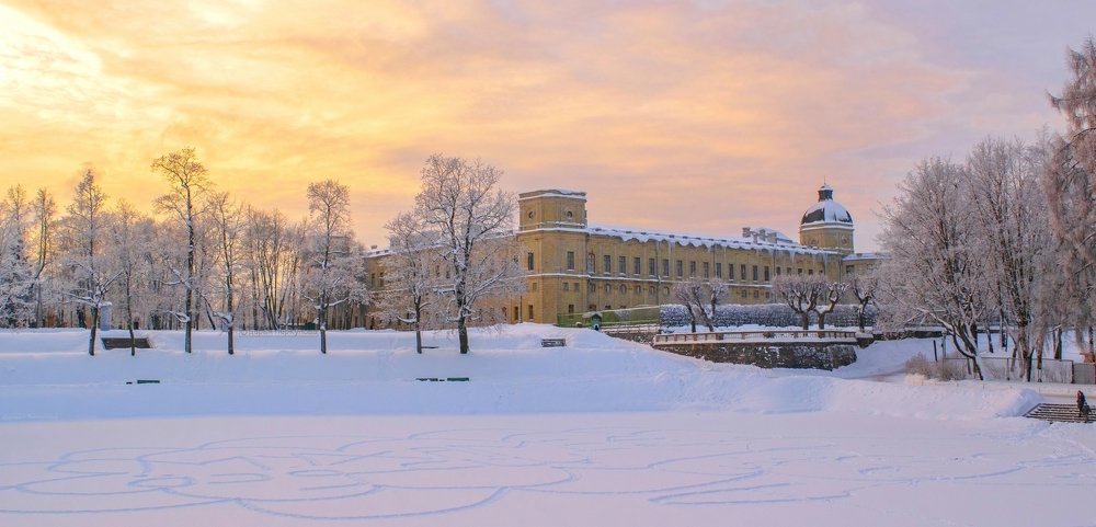 Русская Зима в Дворцовом парке Гатчины