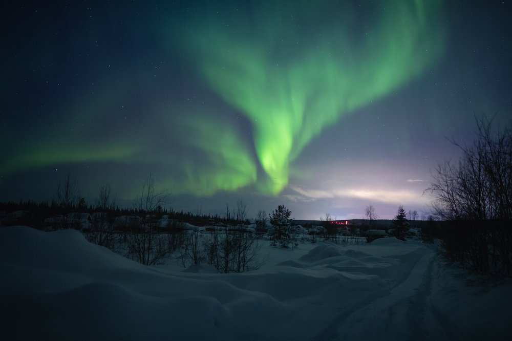 Полярное сияние...