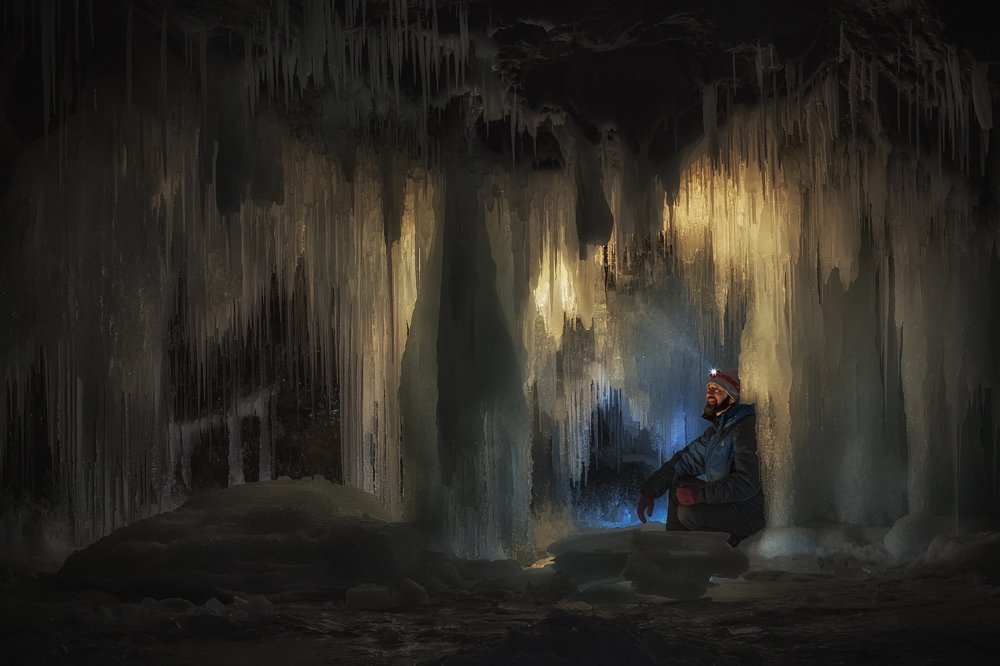 В царстве льда.