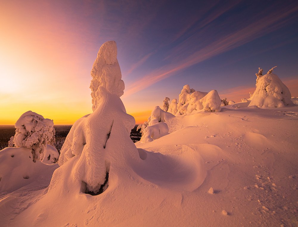 Зимняя Лапландия.