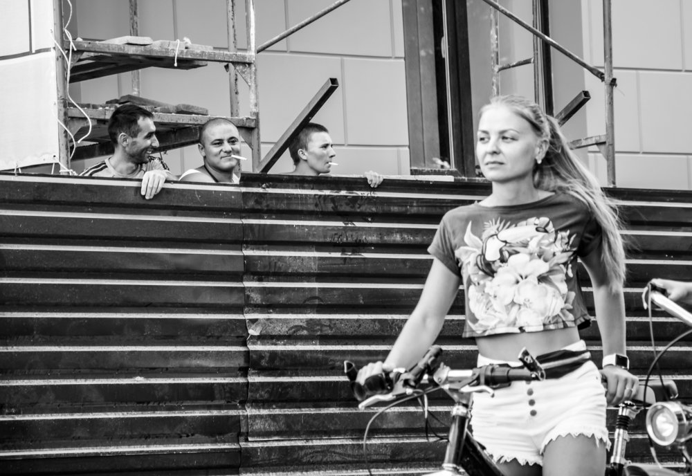 На перекуре