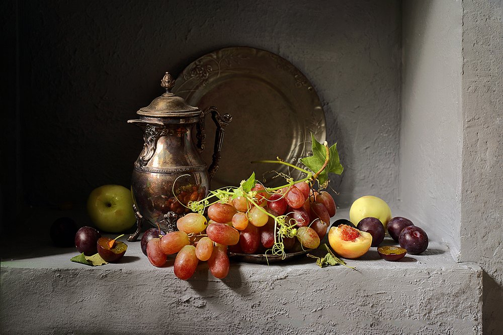 Спелый виноград.