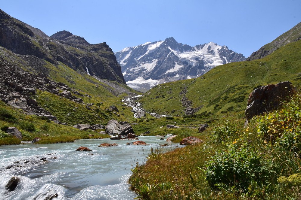 Река Кичитор в Киргизии