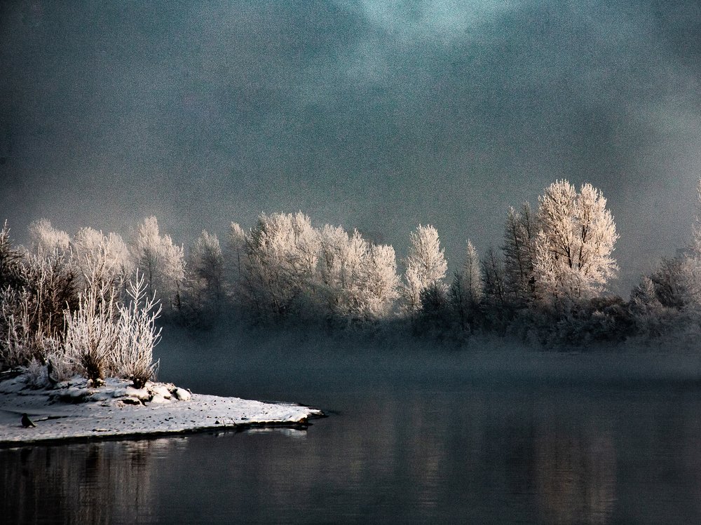 Мороз и солнце на берегах Енисея