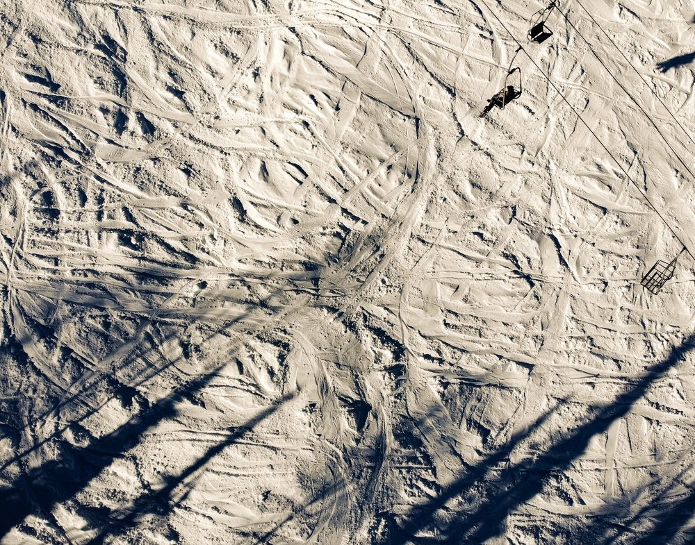 Узоры под канатной дорогой