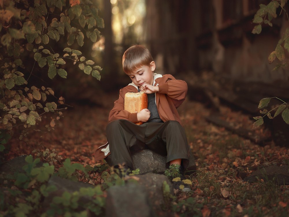 За хлебом...