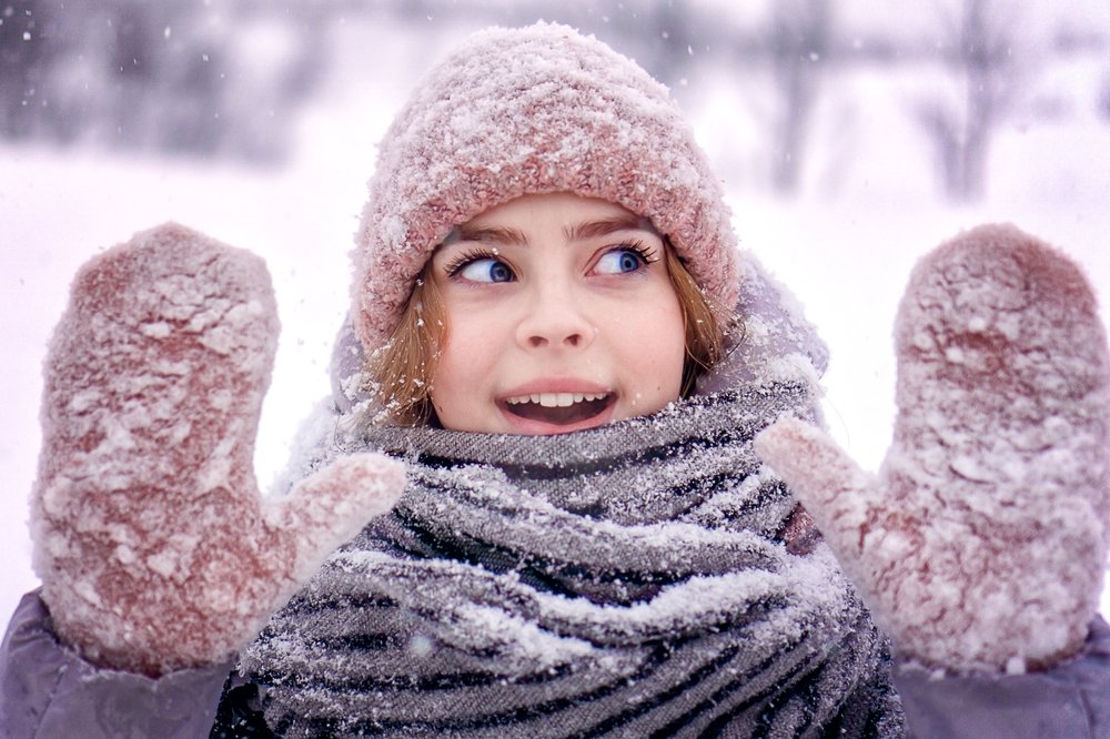 Снежная зима.