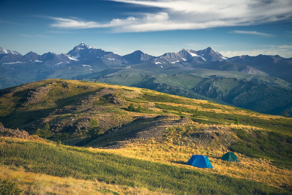 Ночевка на хребте у Шокпартаса