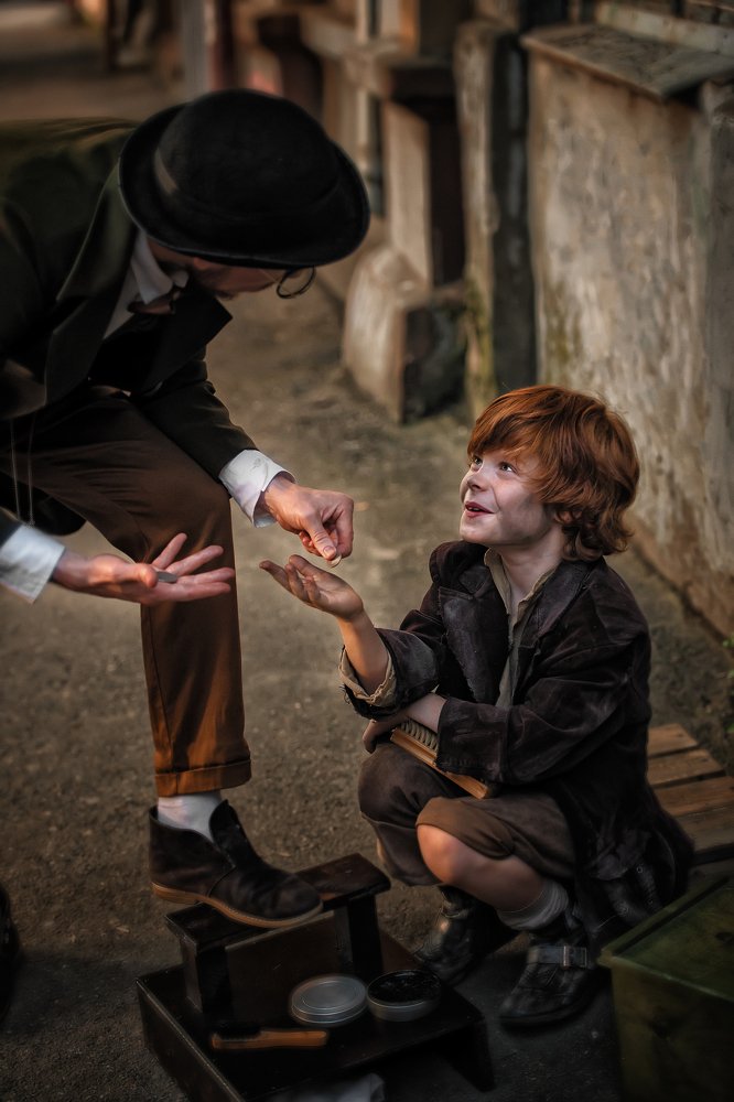 Чистильщик обуви.