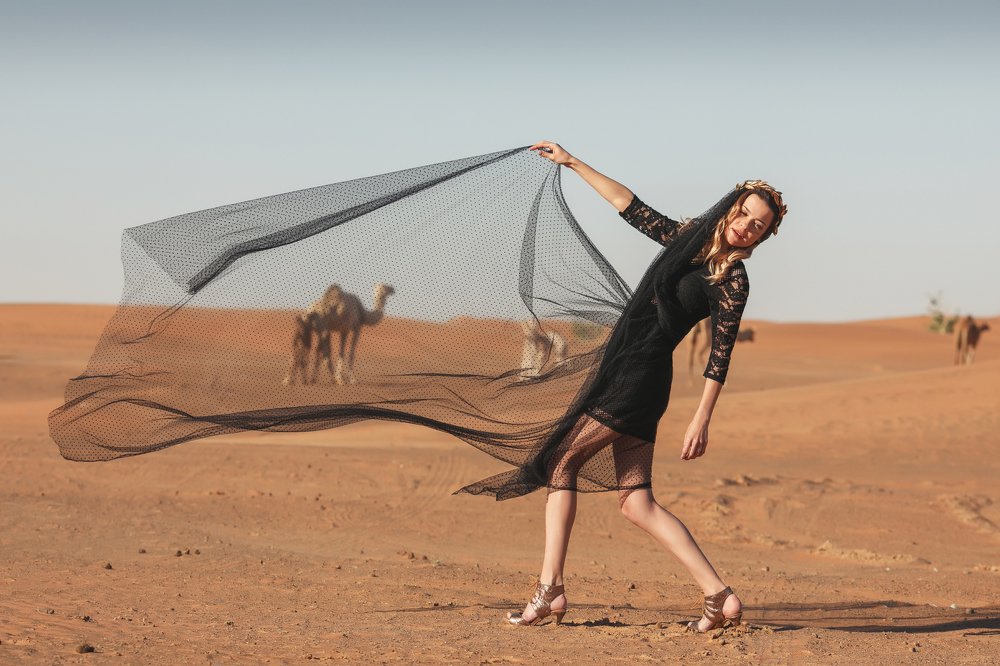 Fashion in desert