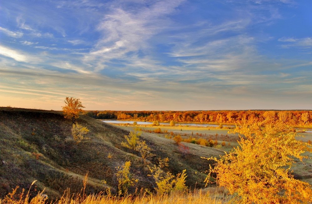 Осенний Хопёр Воронежская область, город Поворино.