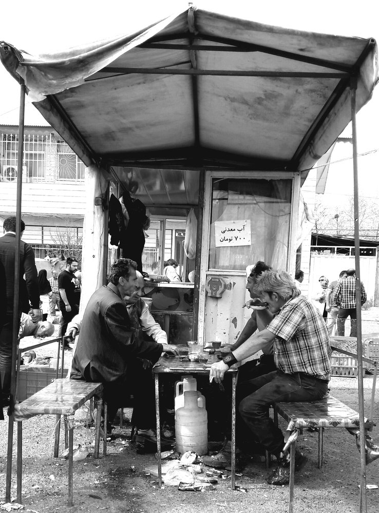 Tea at the local market